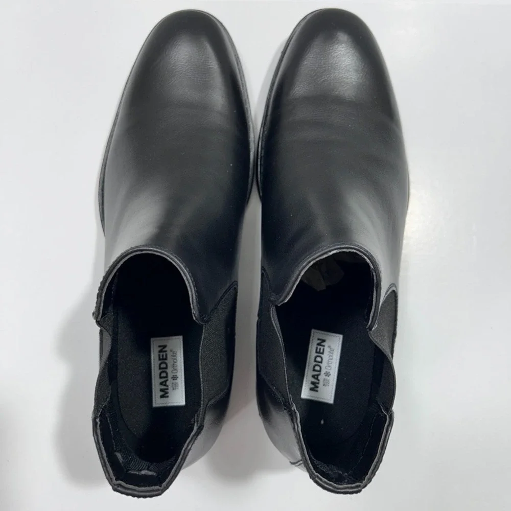 MADDEN Cushioned Goring Maxxin Round Toe  Chelsea Men's‎ Black US 9 - No Box